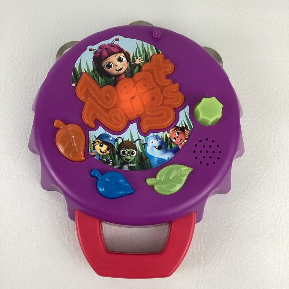 Beat Bugs Band Kumi's Beatbox Lights Sounds Songs Beatles Netflix Tambourine Toy